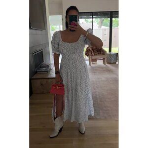 REFORMATION Coucou Linen Dress in Hanna Size US 0